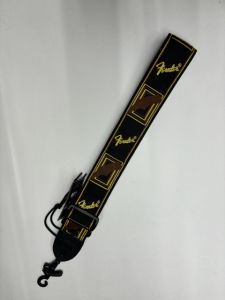 Fender 【即納可】【ネコポス可】 2" Monogrammed Straps Black/Yellow/Brown 【G-CLUB渋谷web】