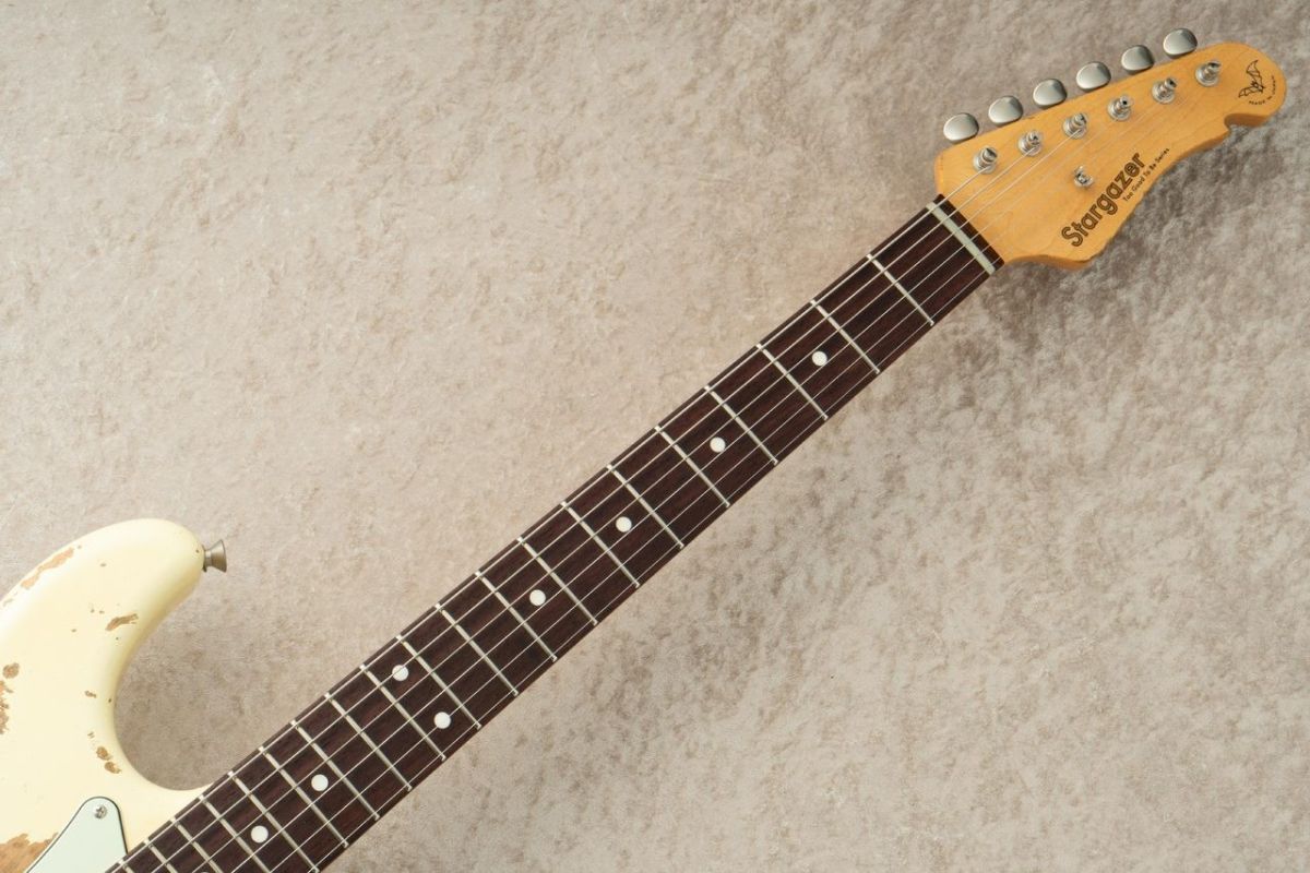 Stargazer SGZ SSH Alder w/Vintage Rosewood -Vintage White