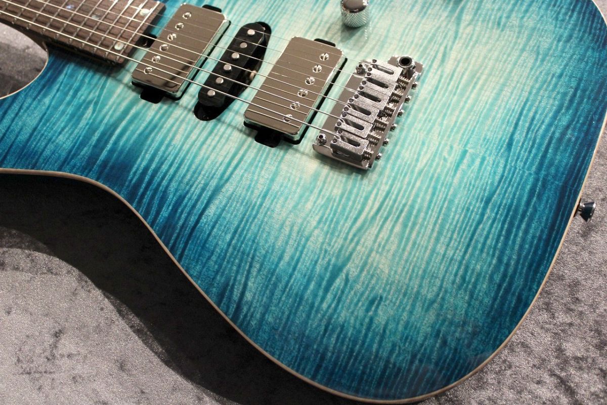 Custom Order DST-Pro24 5A Exotic Flame/Ash Denim Burst