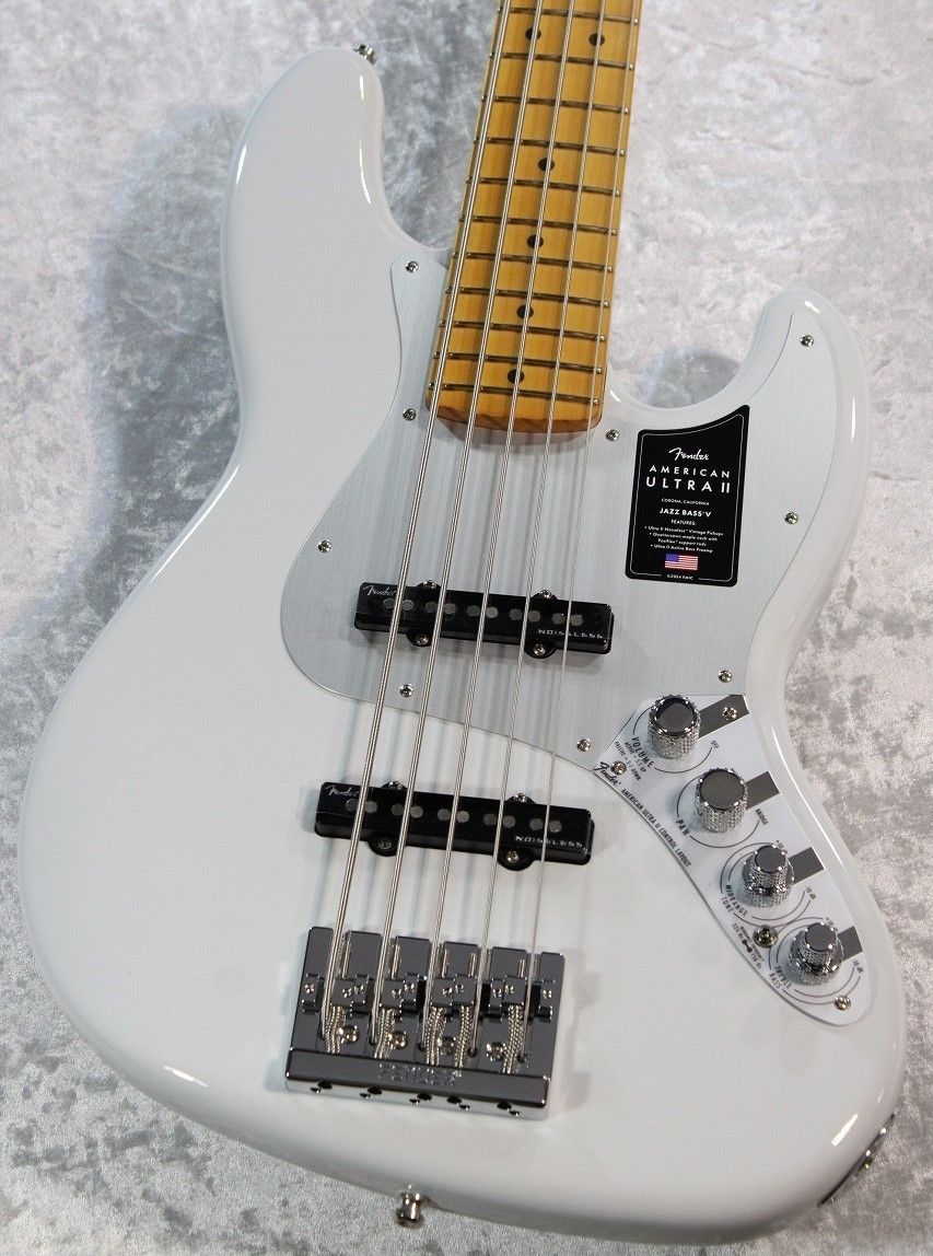 American Ultra II Jazz Bass V -Avalanche- #US24010641
