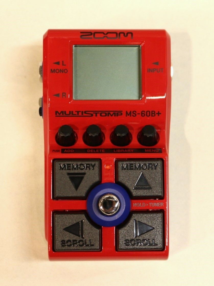 Zoom MS-60B マルチストンプペダル　限定カラー　黒 Zoom MS-60B マルチストンプペダル 限定カラー 黒 MS-60B