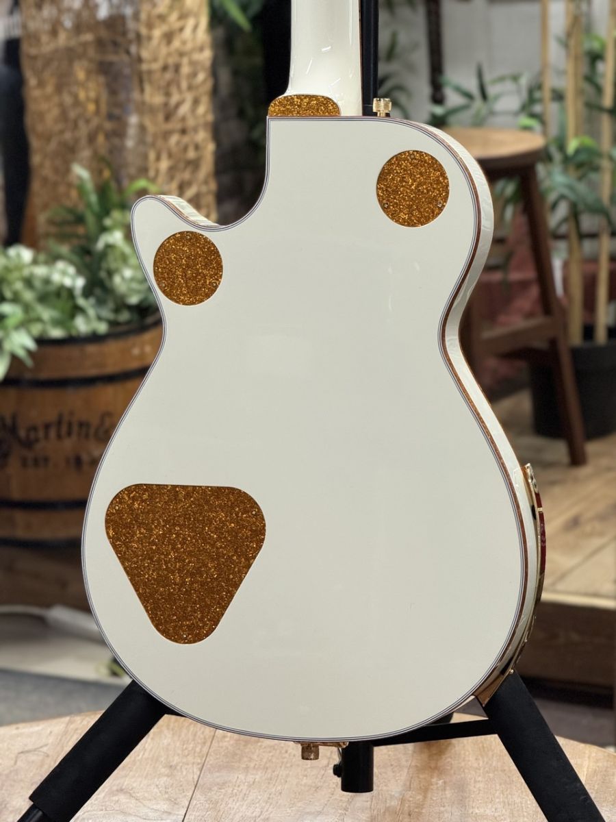G6134TG FSR Penguin with String-Thru Bigsby Vintage White