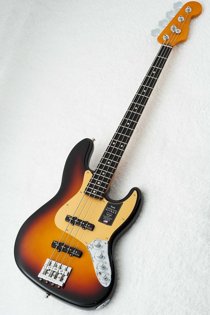 American Ultra II Jazz Bass Ebony Fingerboard Ultraburst