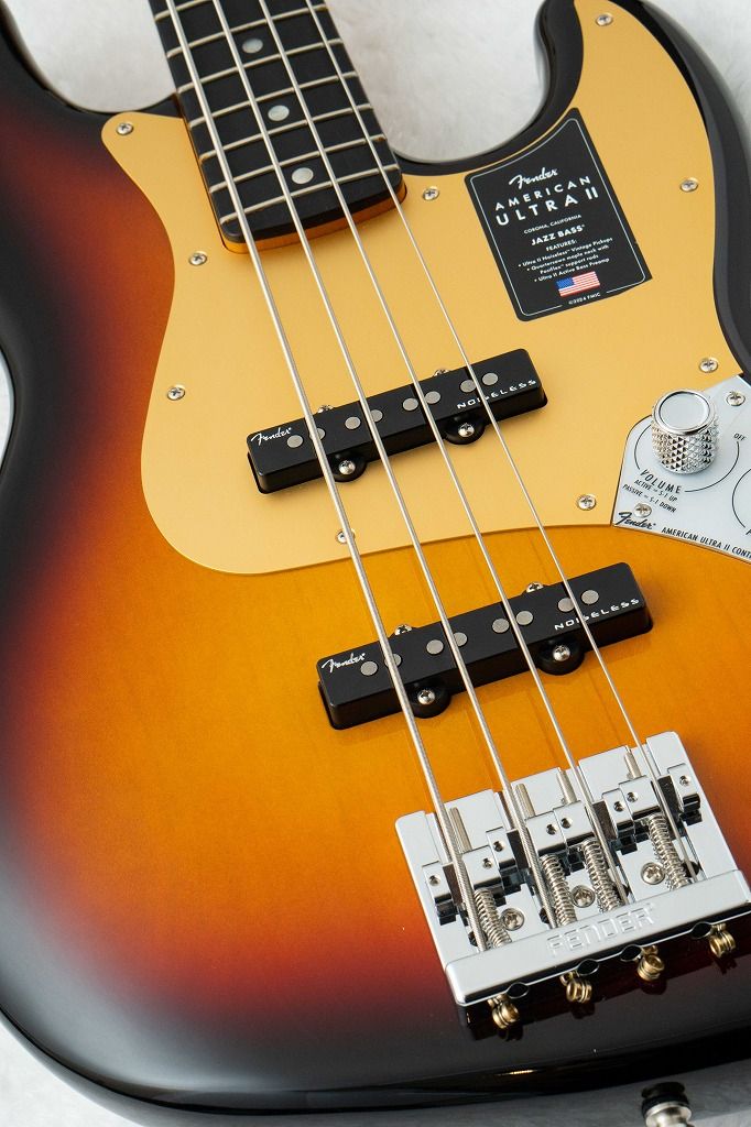 American Ultra II Jazz Bass Ebony Fingerboard Ultraburst