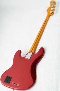 American Ultra II Jazz Bass Maple Fingerboard Sinister Red