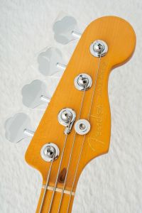 American Ultra II Jazz Bass Maple Fingerboard Sinister Red