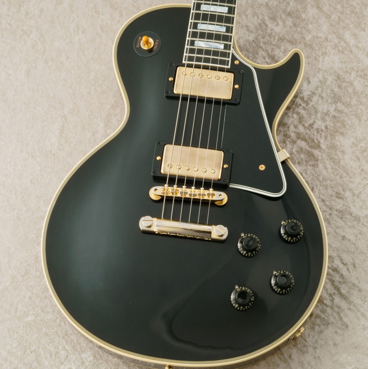 1957 Les Paul Custom 2-Pickups Reissue VOS -Black Beauty