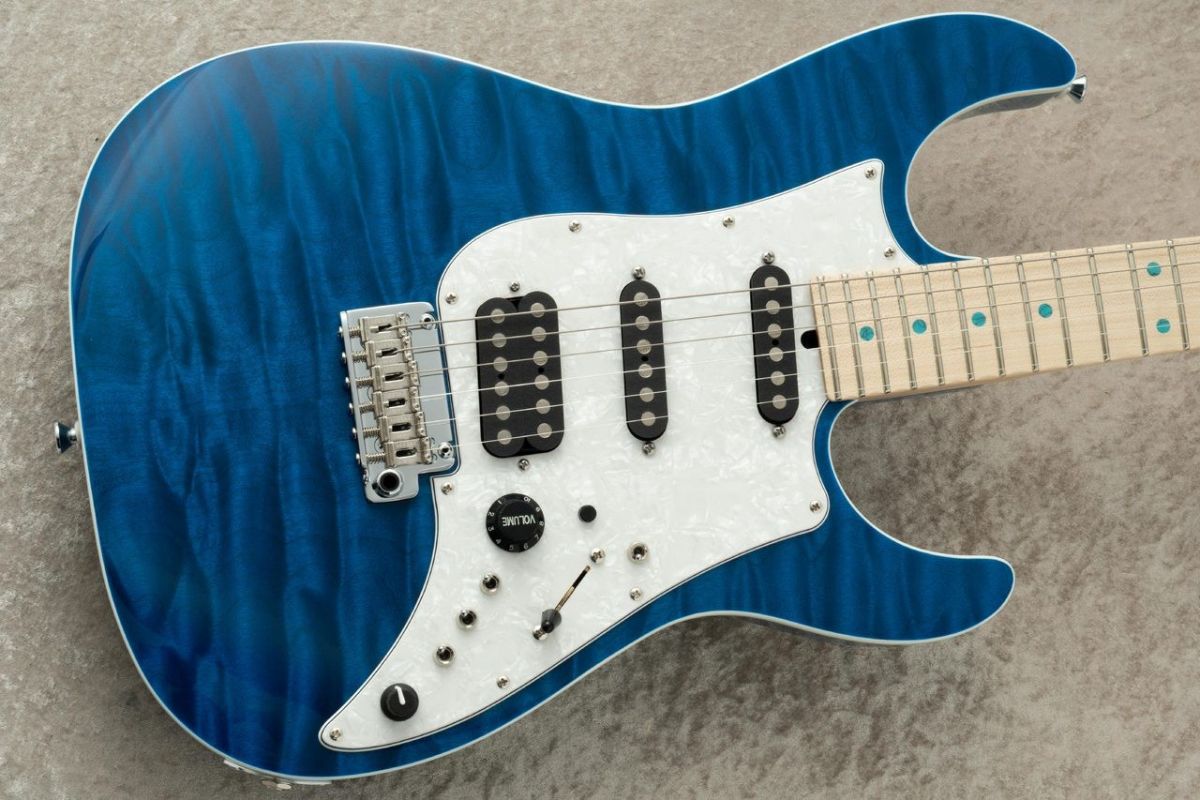 Studio Elite w/Quilt Maple -Transparent Blue- | 【クロサワ楽器店