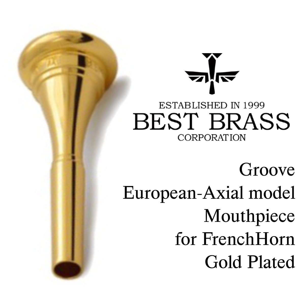 BEST BRASS HR3CGP フレンチホルン マウスピース Groove Mouthpiece European-Axial model GP for FrenchHorn 【新品