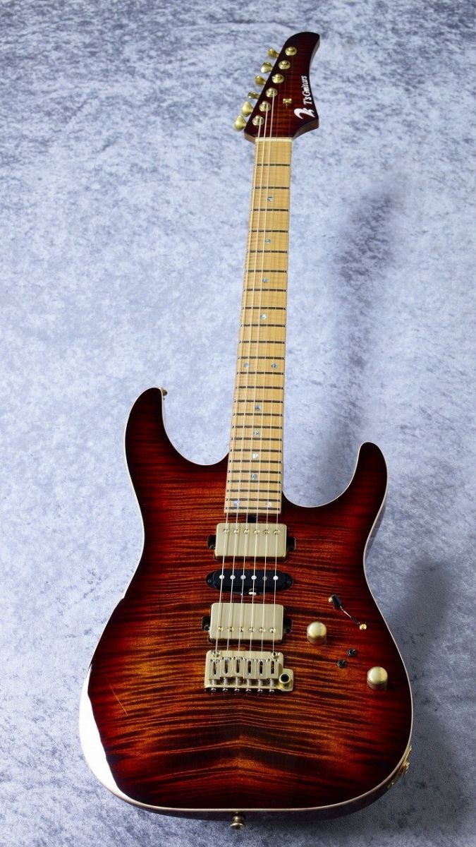 DST-Pro24 Exotic Flame Maple ~Tiger Eye Burst~ 032983 | 【クロサワ