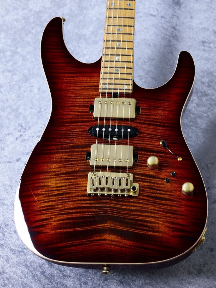 DST-Pro24 Exotic Flame Maple ~Tiger Eye Burst~ 032983 | 【クロサワ