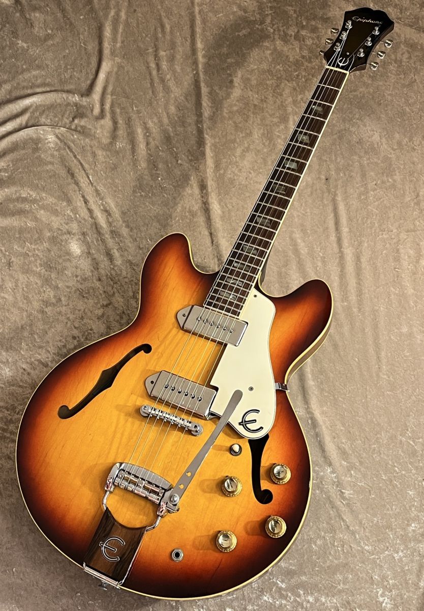 格安！エピフォン　トレモロトーン　ビンテージ Epiphone Casino '64 Reissue E-230TD # Sunburst 1990年代製