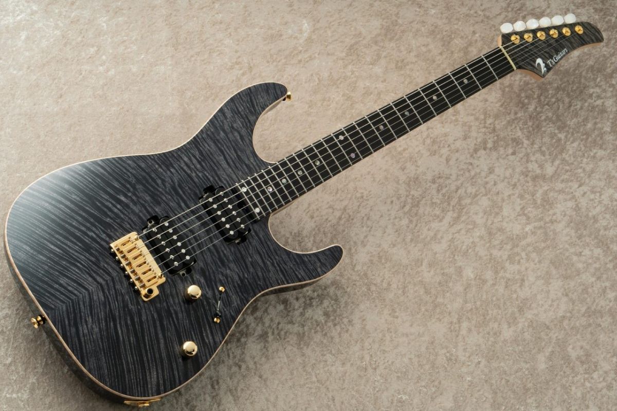 DST-Pro 24 Exotic Flame Maple -Trans Black- | 【クロサワ楽器
