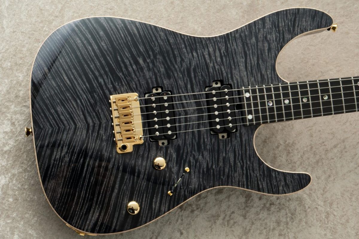 DST-Pro 24 Exotic Flame Maple -Trans Black- | 【クロサワ楽器店