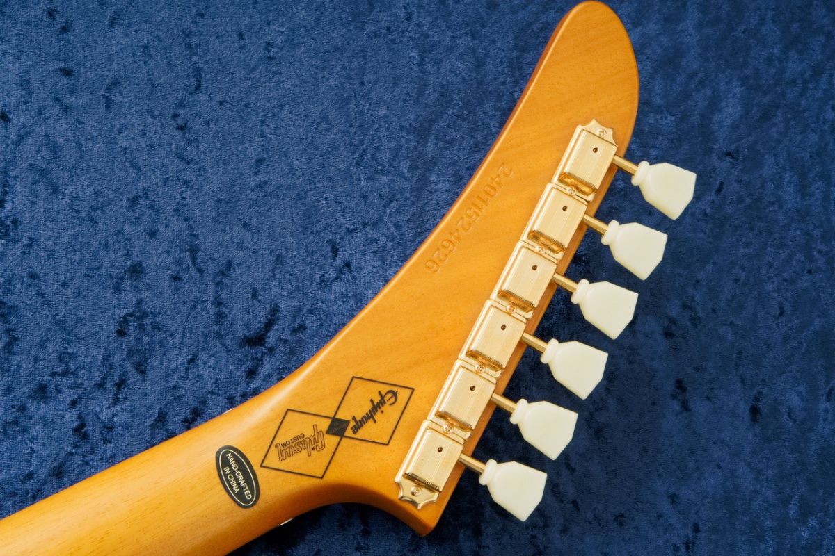 Inspired By Gibson Custom Shop Korina 1958 Explorer -Aged Natural 