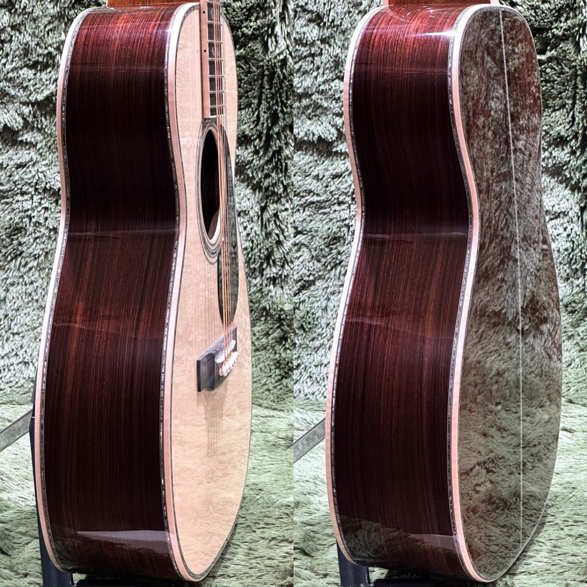 Sierra kaman ブラックアコースティックギター TAMARIN搭載 HEADWAY ヘッドウェイ Japan Tune-up Series HM-OSAMURAISAN T