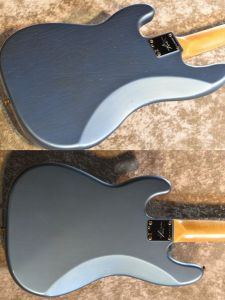 1966 Precision Bass JNR -Super Faded Aged Lake Placid Blue
