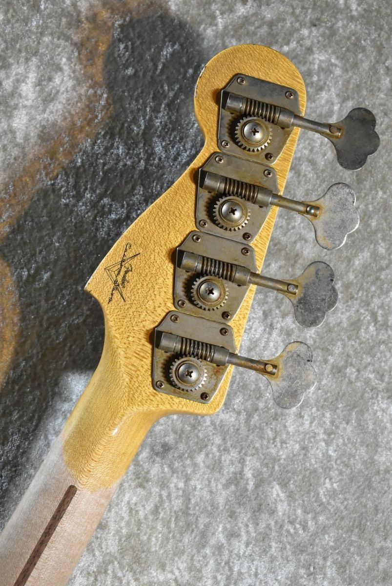 1958 Precision Bass Relic -Super Faded Aged Chocolate 3-Color