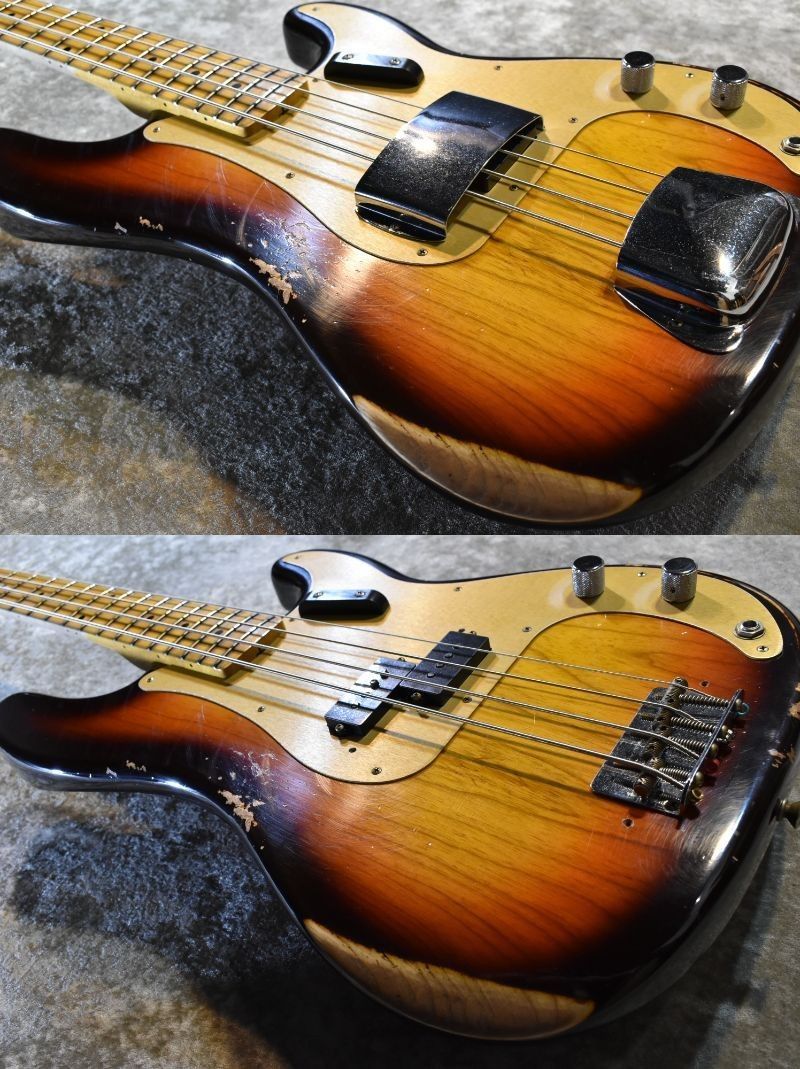 1958 Precision Bass Relic -Super Faded Aged Chocolate 3