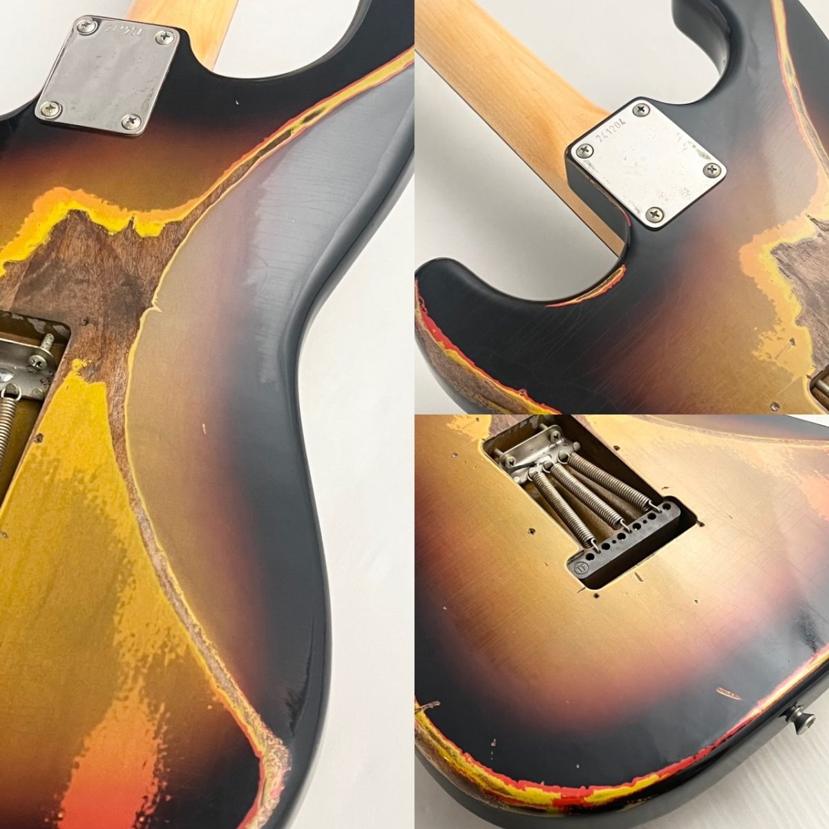 62 S Series Faded 3-Tone Sunburst Heavy Aging S/N: 241204 ≒3.41kg