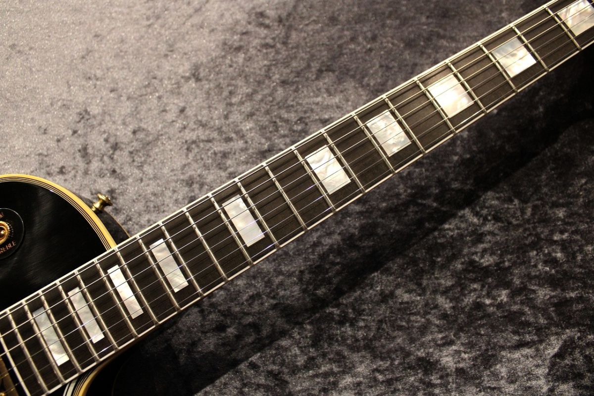 Black Les Paul Customエレキギター 1957 Les Paul Custom Reissue 2-Pickup Ebony VOS #742522