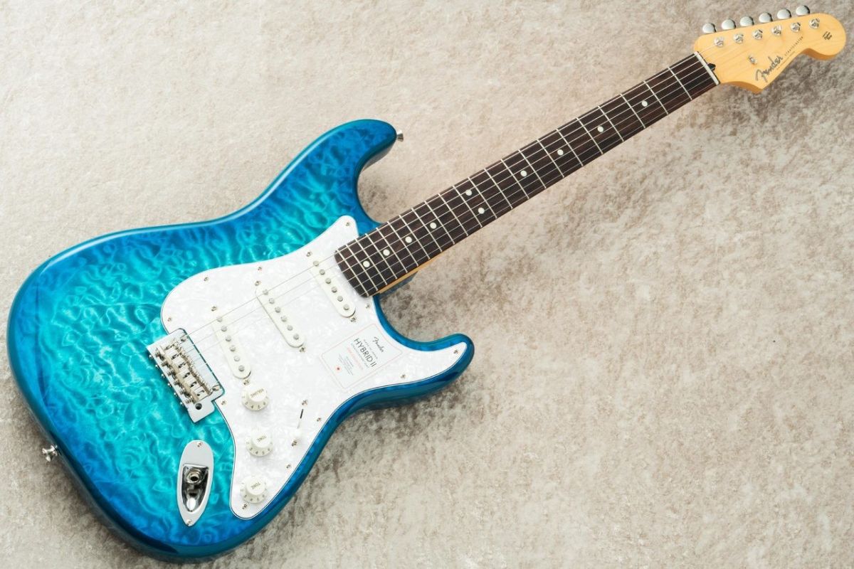2024 Collection Made in Japan Hybrid II Stratocaster QMT -Quilt