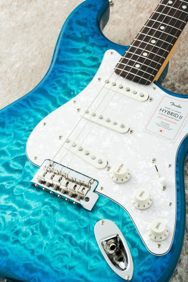 2024 Collection Made in Japan Hybrid II Stratocaster QMT -Quilt