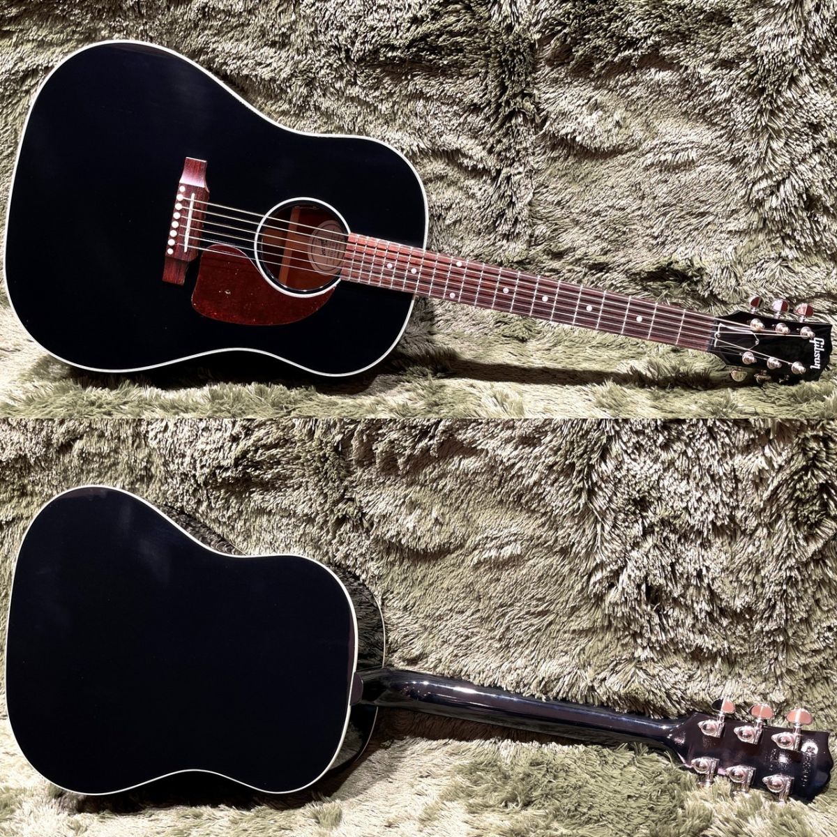 Gibson J-45 Standard Ebony Gloss 干からび 2.07kg