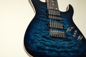 トムソン エレキギター 青 Drop Top -Jack's Pacific Blue Burst with Binding