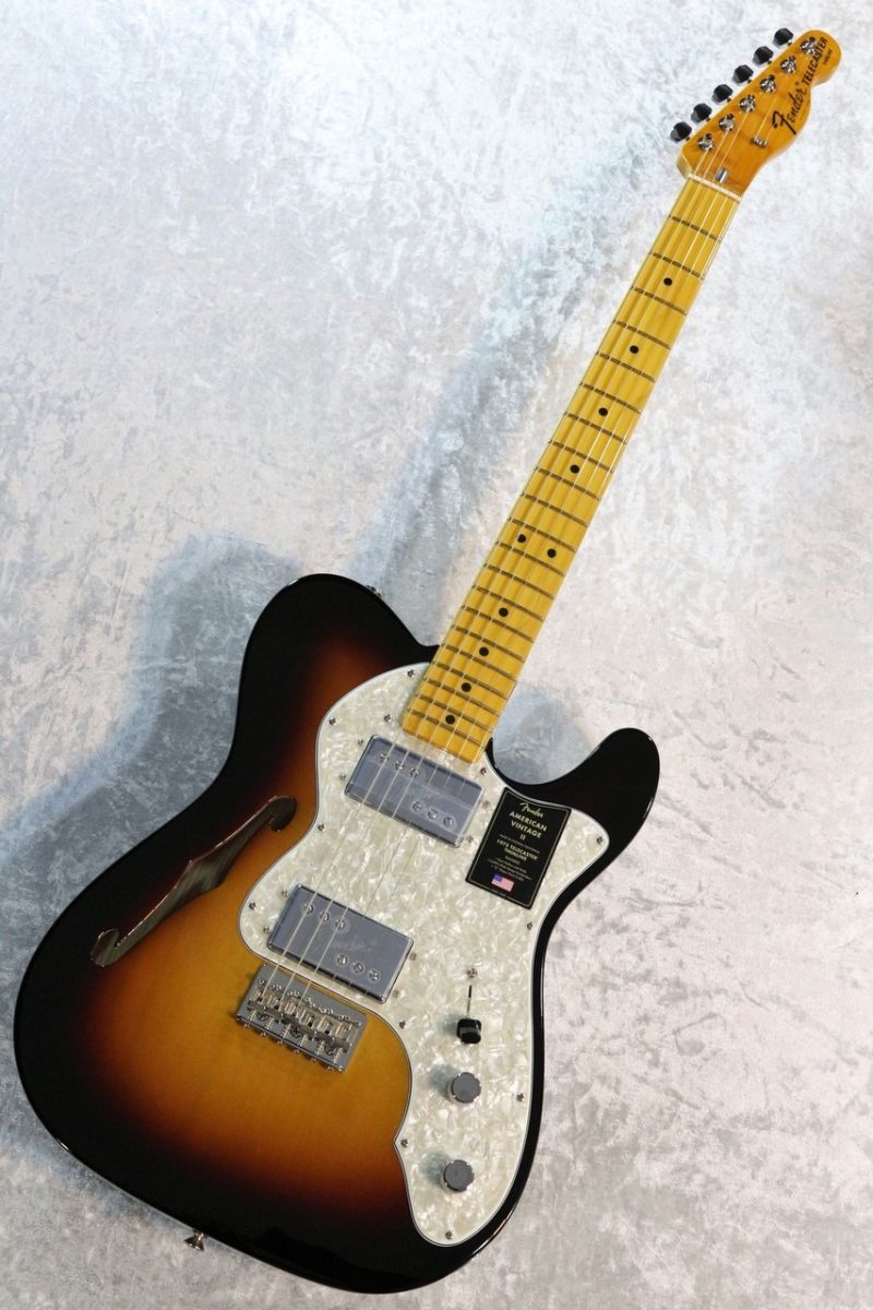 American Vintage II 1972 Telecaster Thinline 3-Color