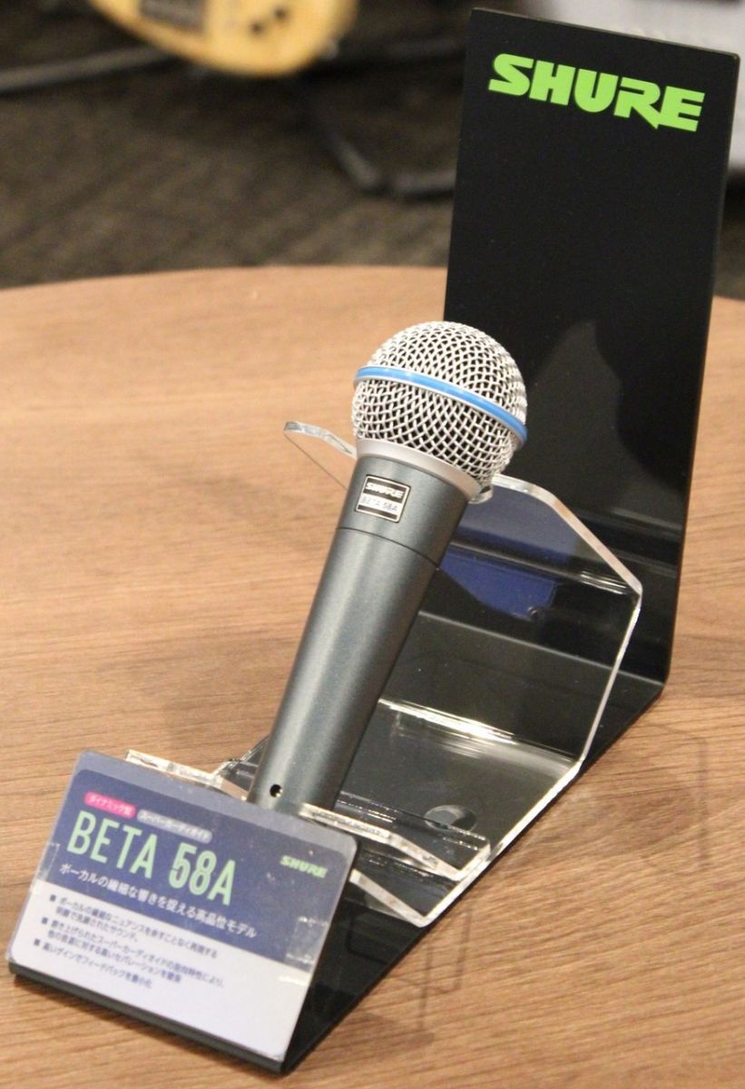 SHURE BETA 58A-J 美品 本物 おまけ付き 楽天市場】Shure BETA58A ダイナミックマイク | BETA58 BETA 58A