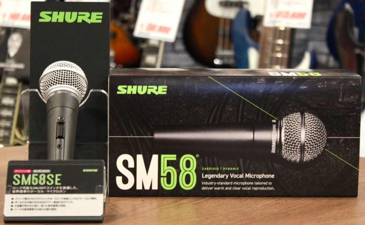 【本物】Shure SM58SE スイッチ有 ダイナミックマイク ほぼ未使用 楽天市場】SHURE SM58-SE シュアー ダイナミックマイク【正規品