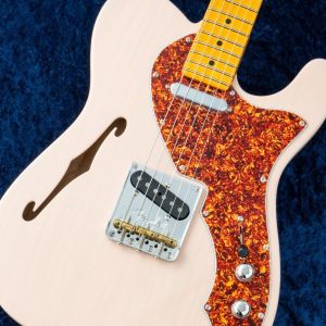 モモセギターシンラインフレイム木目レッドサンバースト