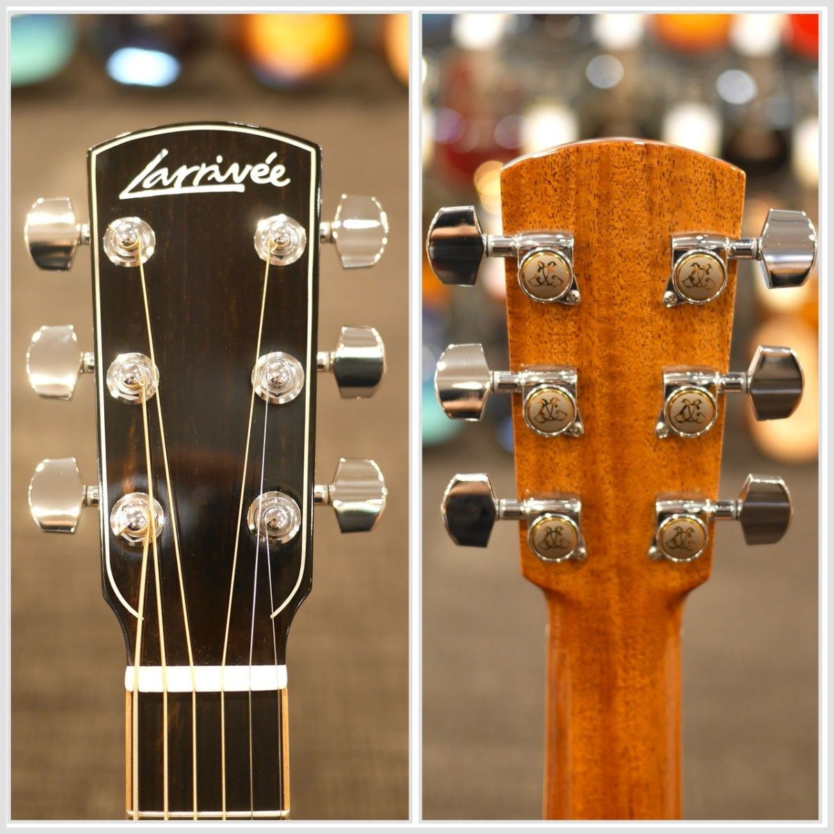 Larrivee OMV-05 - Palm Tree Custom Inlay - w/Anthem Pickup