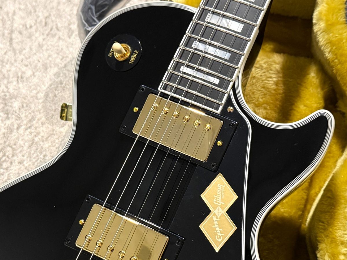 ギター Inspired by Gibson Custom LesPaul Custom Inspired by Gibson Custom Les Paul Custom ~Ebony