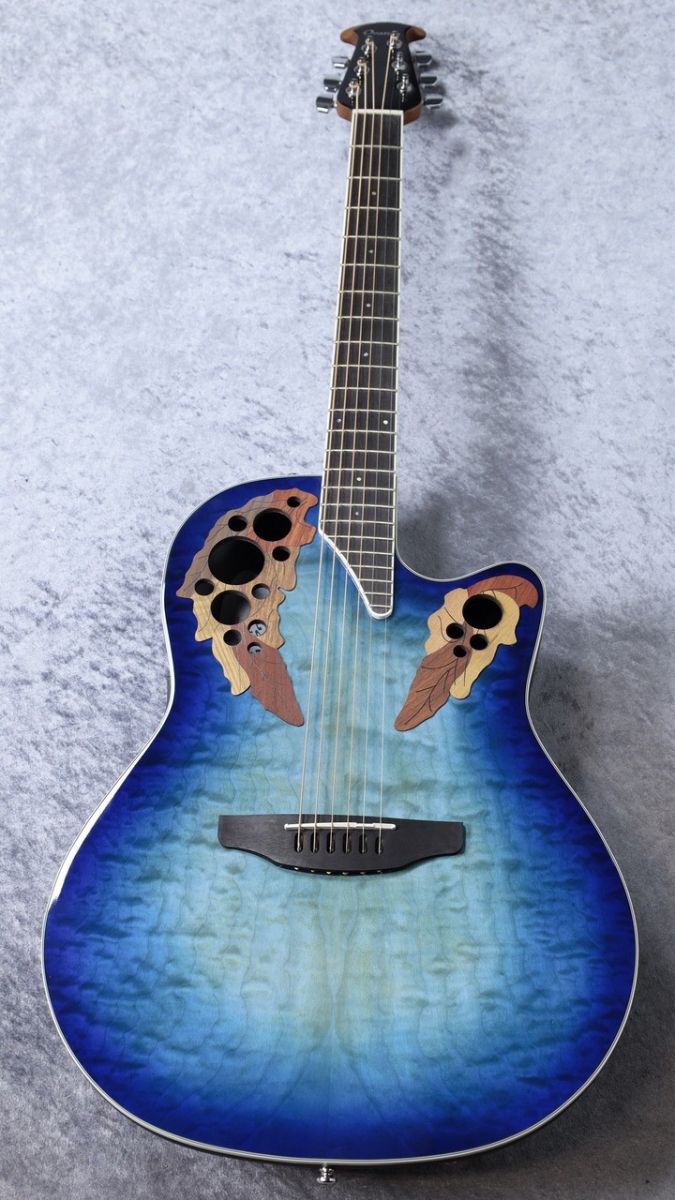 Ovation CE48P-RG-G RG Super Shallow オベーション ブルー