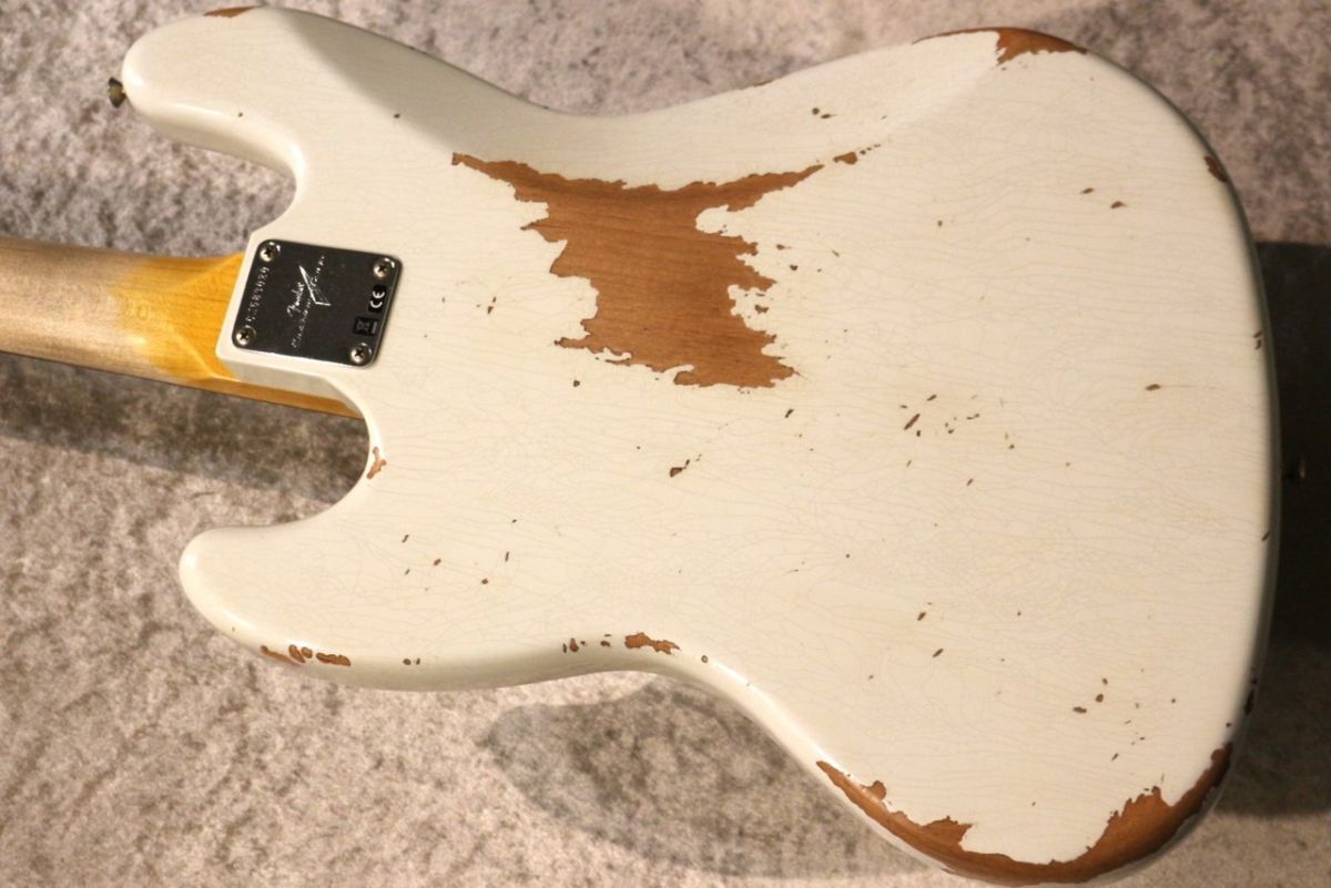 1961 Jazz Bass Heavy Relic -Aged Olympic White- | 【クロサワ楽器店