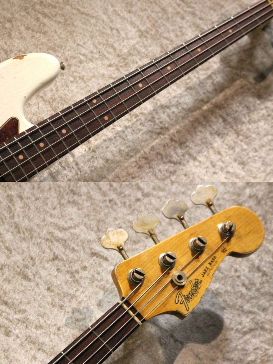 1961 Jazz Bass Heavy Relic -Aged Olympic White- | 【クロサワ