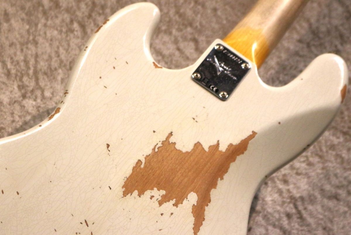1961 Jazz Bass Heavy Relic -Aged Olympic White- | 【クロサワ楽器店