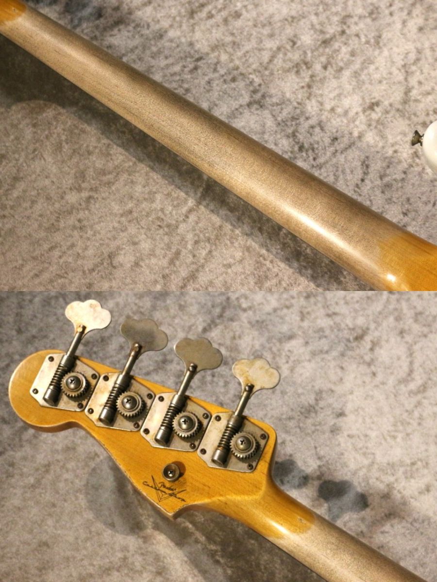 1961 Jazz Bass Heavy Relic -Aged Olympic White- | 【クロサワ楽器店