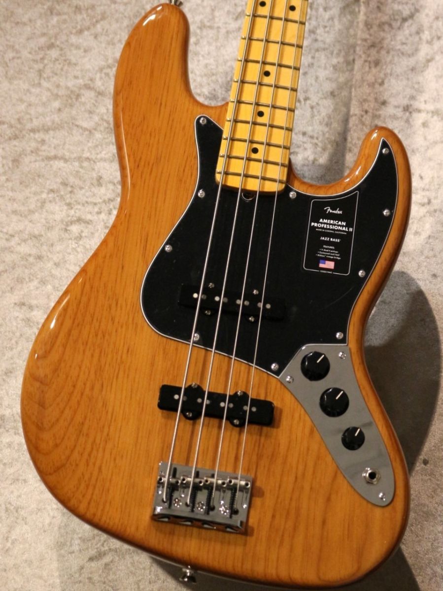 ベース Fender American Professional II JazzBass American Professional II Jazz Bass -Roasted Pine