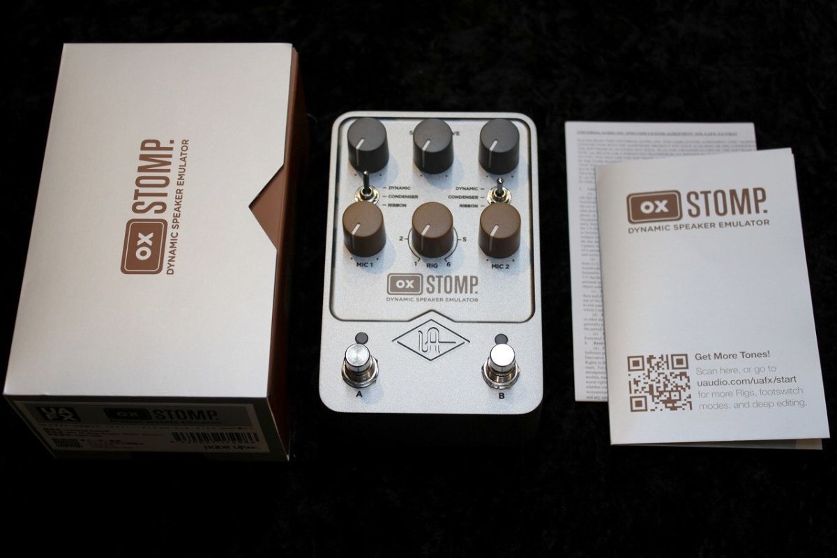 箱付きほぼ新品✨️ UAFX OX Stomp Speaker Emulator Universal Audioから「UAFX OX Stomp」が発売！