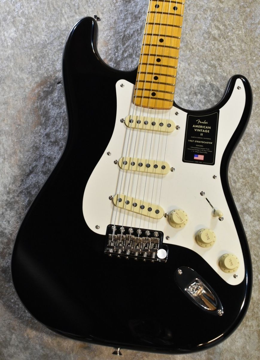 アメリカンミュージック（２） American Vintage II 1957 Stratocaster Black #V2447444