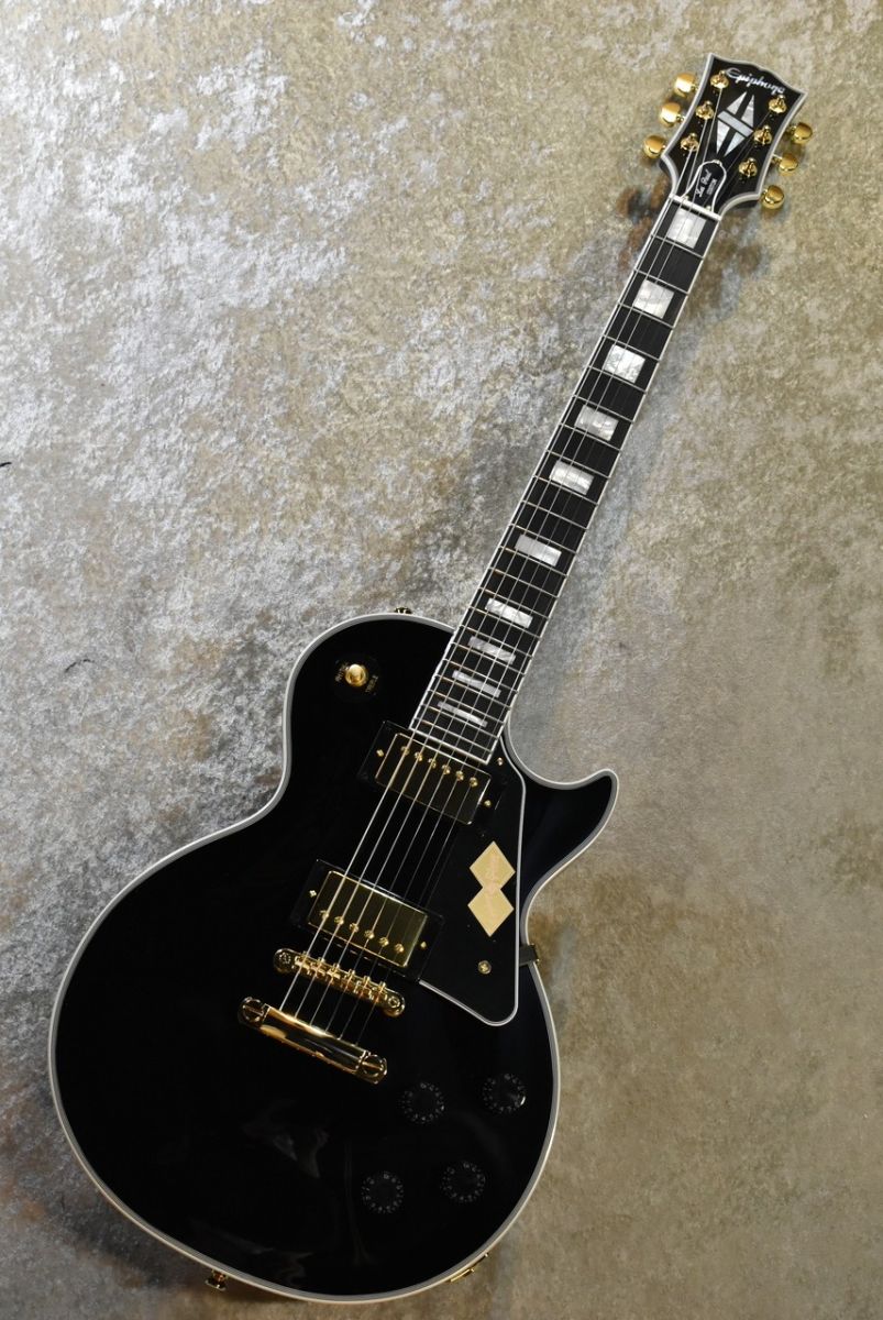 Epiphone Les Paul エレキギター 黒 Epiphone Les Paul Custom Ebony エレキギター初心者14点セット