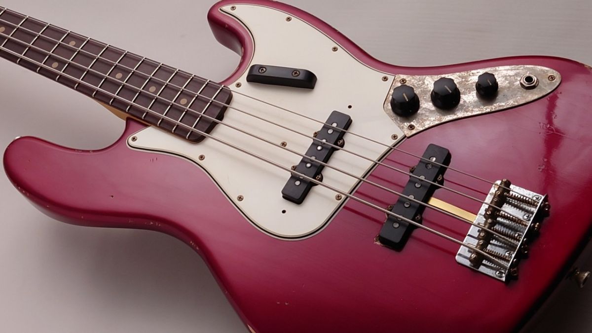 ベース Bass OLD FRIEND 63 CONTOUR BASS -Dark Candy Apple Red