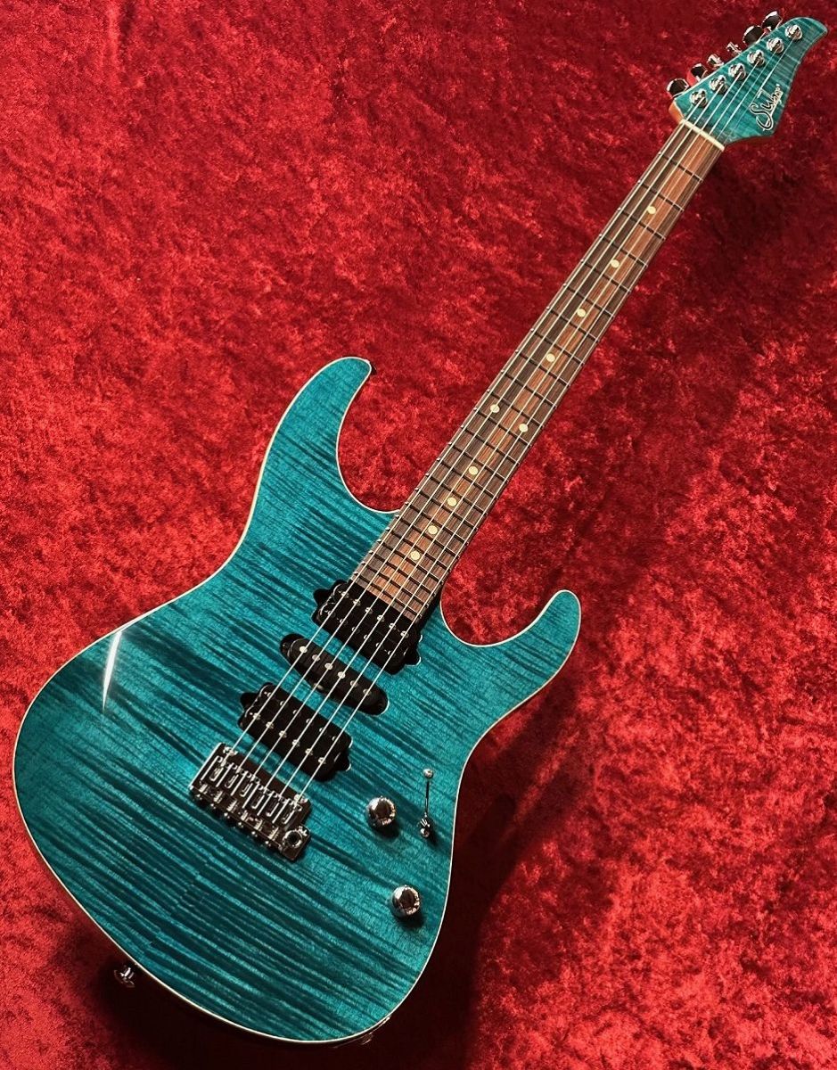 ギター suhr JE-Line Modern Plus Suhr サー JE-Line Modern Plus MH Trans Teal MADE IN U.S.A.