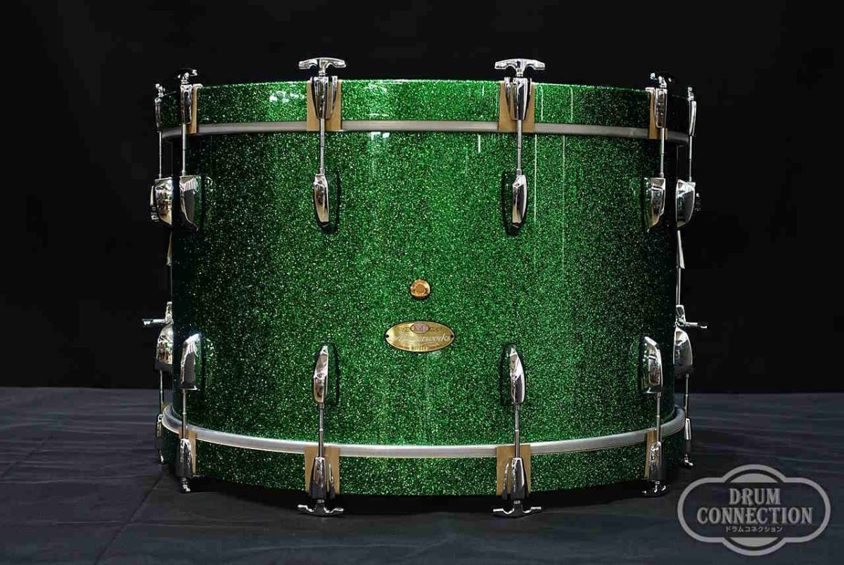 Masterworks 3pc 24/13/16 Kit -Custom Green Sparkle