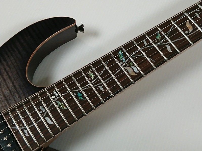 久々の入荷!】【日本製7弦】【Ibanez j.custom】RG8527 -Black Rutile