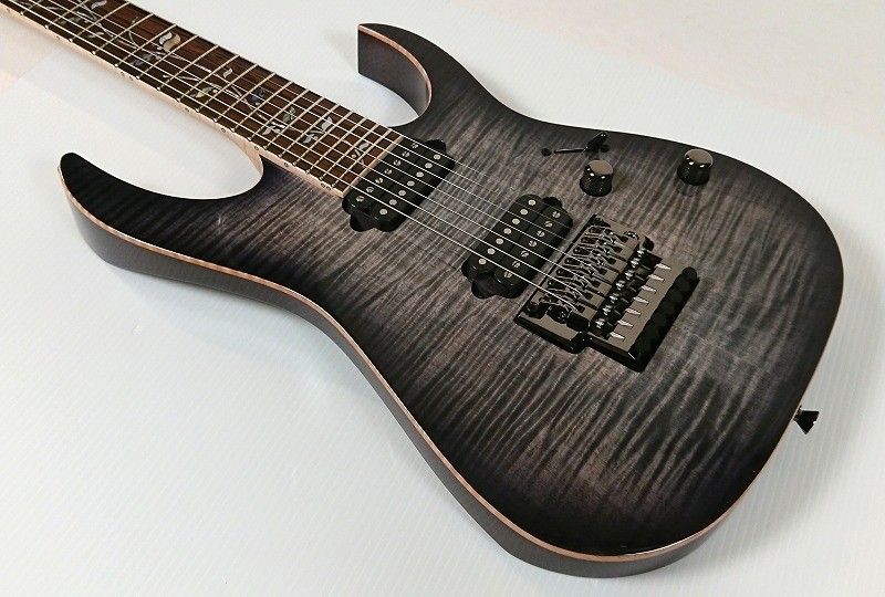 久々の入荷!】【日本製7弦】【Ibanez j.custom】RG8527 -Black Rutile