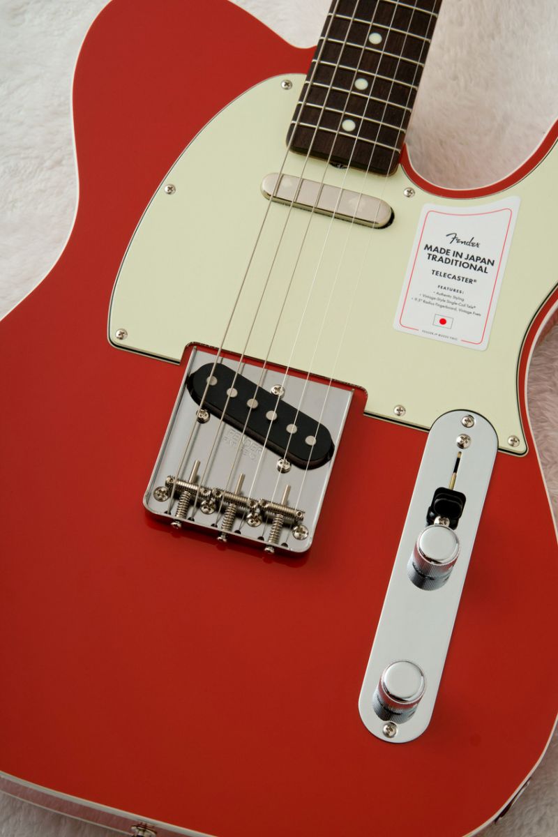 Made in Japan Traditional II 60s Custom Telecaster Fiesta Red
